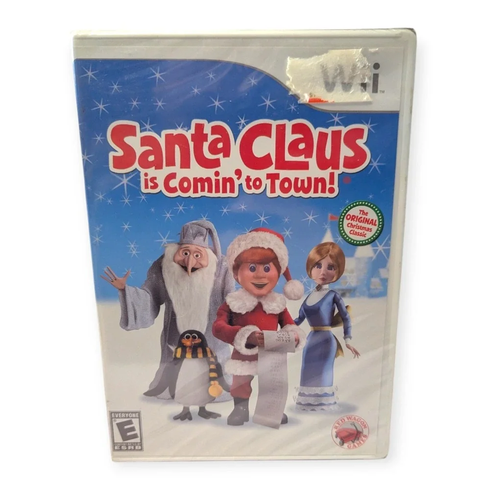 Santa Claus is Comin to Town Nintendo Wii Game New Sealed Red Wagon Games 2011